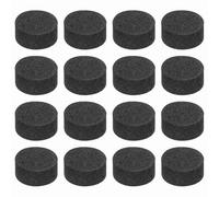 sourcing map 16 almohadillas de aislamiento de altavoz de una sola cara, 10 mm x 5 mm, espuma antideslizante, absorción de golpes, almohadilla de base amplificadora, alfombrilla para altavoces