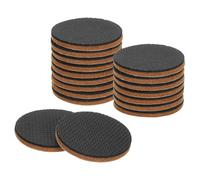 sourcing map 16 almohadillas de fieltro y EVA para muebles, 2 pulgadas (50 mm), protectores de suelo de madera, autoadhesivos para proteger suelos de madera dura, patas de mesa y patas de silla,