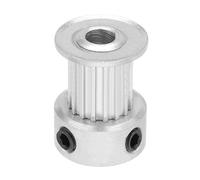 sourcing map 16 Dientes Rueda Síncrona de Aluminio 5mm Diámetro Eje Polea Tensora para 11mm Ancho Correa Dentada