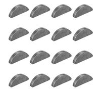 sourcing map 16 llaves Woodruff, 19 x 3 x 7 mm, acero al carbono, métricas, semicírculo, llaves de media luna para la industria de sujetadores mecánicos