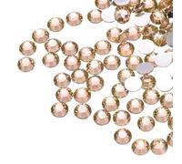 sourcing map 16000 unidades de diamantes de imitación de resina color champán SS16 de 4 mm sin termoadhesivos para manualidades, diseño, vasos, ropa, maquillaje, arte de uñas