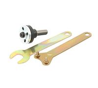 sourcing map 16mm 5/8" taladrol soporte de disco de ángulo adaptador mantaladro Grinder 2 Juego de llaves de 3 en 1