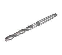 sourcing map 16mm Alta Velocidad Acero Helicoidal broc* con MT2 Morse Cónico Vástago, 215mm Total Largo