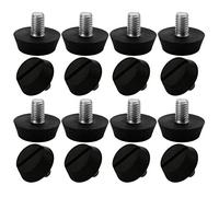 sourcing map 16pcs M6 Pies Patas niveladoras nivelador ajustable M6 x 10