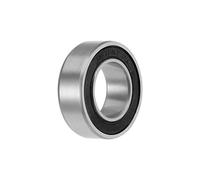 sourcing map 173110-2RS Profunda Ranura Bola Rodamientos 17mm x 31mm x 10mm Doble Sellado Cromado Acero P0(ABEC1)