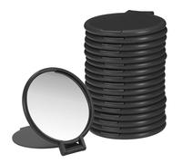 sourcing map 18 espejos redondos compactos a granel, mini espejos de maquillaje plegables de bolsillo, pequeños objetos de maquillaje portátiles para bolso, regalos de fiesta para mujeres y niñas
