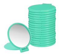sourcing map 18 espejos redondos compactos a granel, mini espejos de maquillaje plegables de bolsillo, pequeños objetos de maquillaje portátiles para bolso, mujeres y niñas, viajes, uso diario