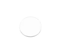 sourcing map 19mm Diámetro Reloj Cristal Zafiro Cristal Lente, Redondo Plano 1,1mm Grosor Reemplazo Piezas para Relojero Reparación Transparente