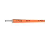 sourcing map 1m de Longitud 20AWG Cable de Silicona para RC indicador Naranja Cable de Cobre Flexible Trenzado