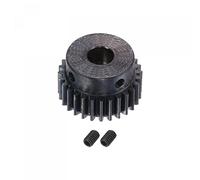 sourcing map 1Mod 28T Piñón Engranaje 8mm Diámetro Endurecido Acero Motor Cremallera Espolón Engranaje con Paso para RC Coche Camión Buggy Engranaje