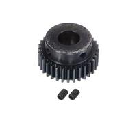 sourcing map 1Mod 32T Piñón Engranaje 12mm Diámetro Endurecido Acero Motor Cremallera Espolón Engranaje con Paso para RC Coche Camión Buggy Engranaje