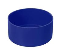 sourcing map 1pcs Funda Protectora de Silicona de 9cm para botellas de agua de 32-40 oz, Cubierta Antideslizante para la Base de la Botella, Accesorios Universales, Azul Oscuro