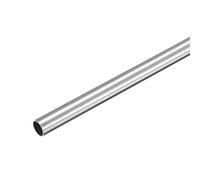 sourcing map 1Pcs Inoxidable Acero 304 Tubo, OD 9mm, 0.6mm Pared Grosor, 300mm Longitud Metal Tubos Recto para Industria Maquinaria