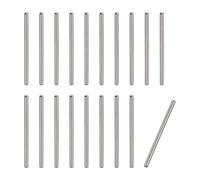 sourcing map 1x15mm Espiga Pasadores, 20uds 304 Inoxidable Acero Redonda Cabeza Plana Chaflanado Extremo Espiga Pasador Madera Litera Cama Estante Picas Soporte Estantes Sujeción Elementos