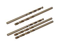 sourcing map 2,2 mm Diámetro De Punto De División De HSS Broca Helicoidal Métrica De Cobalto De Herramienta De Perforación 5Pcs