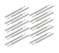 sourcing map 2,35mm 0,8mm de Diámetro de Mango Cilíndrico Cabezal Cóncavo Diamante 20pzas Punta Cabezal de Montaje