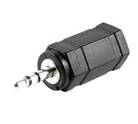 sourcing map 2,5 mm Macho a 3,5 mm Hembra Adaptador de Conector de Audio Estereo