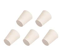 sourcing map # 2-5pcs Cilíndrico Forma Sólido Caucho Tapón para Laboratorio