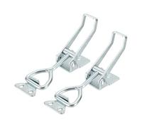 sourcing map 2 abrazaderas de palanca ajustables M8 x 40 mm, capacidad de sujeción de 750 libras, estilo 4003, cierres de liberación rápida, pinzas para tapa de ahumador, caja de herramientas, color