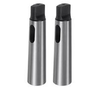 sourcing map 2 adaptadores cónicos morse MT4-MT3 Precisión 0.02 mm de acero de alto carbono manga de taladro reductor de morse cónico central manga reductora de portabrocas para pieza de fresado de
