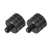 sourcing map 2 adaptadores de soporte de micrófono 3/8 hembra a M6 macho adaptador de rosca para soporte de micrófono a adaptador de montaje de trípode de cámara