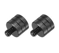 sourcing map 2 adaptadores de soporte de micrófono, adaptador de rosca M10 hembra a 1/4 macho para soporte de micrófono a adaptador de trípode de cámara