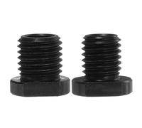 sourcing map 2 adaptadores M10 hembra a M14/M16 macho, adaptador pulidor de conexión, herramienta giratoria, adaptador de rosca, herramienta de conversión para rueda de almohadilla de pulido de brocas