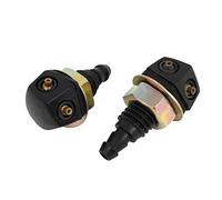 sourcing map 2 Agujeros Rociador Boquillas de Pulverizador de Lavaparabrisas 9mm