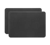 sourcing map 2 alfombrillas antideslizantes para salpicadero de coche, 18 x 13 cm, multifuncionales, antideslizantes, antideslizantes, para teléfono celular, llaves, espejos de cristal, color negro