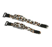 sourcing map 2 amortiguadores de cuerdas de guitarra, 17.8 cm/19.8 cm, ajustable, cinta de silenciador de bajo, correa amortiguadora para accesorios de instrumentos musicales, bajo eléctrico, patrón