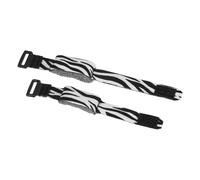 sourcing map 2 amortiguadores de cuerdas de guitarra, 17.8 cm/19.8 cm, ajustable, cinta de silenciador de bajo, correa amortiguadora para accesorios de instrumentos musicales, bajo eléctrico, patrón