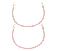 sourcing map 2 asas de cuero para bolso de mano, 50 cm, correas de cuero sintético para bolsa de hombro, correas de cuero para bolso de mujer, asas de repuesto (rosa, dorado)