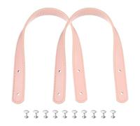 sourcing map 2 asas de piel sintética de 35 cm, para coser en el hombro, correa para bolso de mano, correa de repuesto para hacer carteras, color rosa