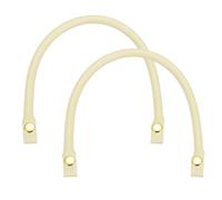 sourcing map 2 asas de piel sintética para bolso, 1,5 x 40,6 cm, correas cortas de repuesto con botón para hacer bolsas de mano, suministros para hacer y reparar bolsos, beige/bronce