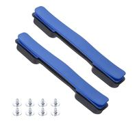 Sourcing Map 2 asas de repuesto para equipaje, correa de transporte de maleta de 8.5 pulgadas, agarre de plástico con tornillos para caja de caja, azul oscuro
