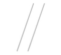 sourcing map 2 barras redondas de acero de 4 mm de diámetro, HSS barra de torno herramienta de 200 mm de largo para taladradora de engranajes de eje, taladradora de torneado de eje en miniatura