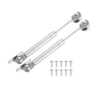 sourcing map 2 bisagras de soporte de tapa, 8 pulgadas, 20 N, puntales de gas de cierre suave, bisagras plegables de sujeción, soporte de elevación, reducción lenta, amortiguador neumático de tapa