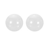 sourcing map 2 bolas de rodamiento de cerámica de 9,525 mm, bolas de precisión de óxido de circonio ZrO2 G5, color blanco