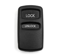 sourcing map 2 Botones Clave Shell de Entrada sin Llave Mando a Distancia Clicker Funda Repuesto para Mitsubishi