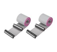 sourcing map 2 cables planos de conector IDC, 40 pines de 2,54 mm, paso de 1,5 m de longitud, FC a FC hembra doble, cable plano para electrónica industrial, color gris