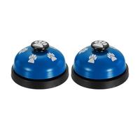 sourcing map 2 campanas de llamada de escritorio, timbre de servicio de recepción de 2.8 pulgadas, timbre de mostrador para oficina, hotel, aula, cena, restaurante, entrenamiento de mascotas, color