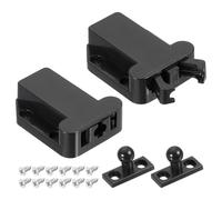 sourcing map 2 cierres magnéticos para puerta de armario, 2.17 x 1.69 pulgadas, pestillo de puerta para abrir, accesorios de gabinete, cajón de liberación de puerta oculta, tirador de armario,