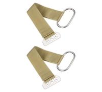 sourcing map 2 cinturones de almacenamiento para cama, 25 cm, correas de repuesto para almacenamiento hidráulico, somier, colchón, tapicería, muebles, mudanzas, color caqui