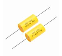 sourcing map 2 condensadores divisores de frecuencia de 2,2 uf, 250 V, altavoz de audio axial crossover MKP