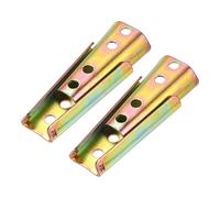 sourcing map 2 conectores de sofá seccionales, conectores de muebles, piezas de cama, clip de soporte de conector de sofá entrelazado para evitar que los sofás de los muebles se deslicen (90 mm, zinc