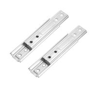 sourcing map 2 conectores de sofá seccionales, conectores de muebles, piezas de cama, soporte de conector de sofá entrelazado para evitar que los sofás de los muebles se deslicen (160 mm, plateado)