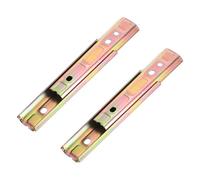 sourcing map 2 conectores de sofá seccionales, conectores de muebles, piezas de cama, soporte de conector de sofá entrelazado para evitar que los sofás de los muebles se deslicen (180 mm, dorado)