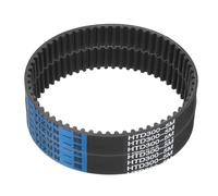 sourcing map 2 correas dentadas de goma HTD-5M de 60 dientes, paso de 300 mm de largo x 20 mm de ancho x 3,6 mm de alto, correa dentada de polea de bucle cerrado