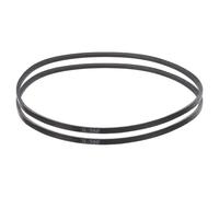 sourcing map 2 correas trapezoidales de goma envueltas clásicas 3L360, circunferencia exterior de 914 mm, correa en V de perfil 3L de 3/8 pulgadas de ancho y 7/32 pulgadas de alto