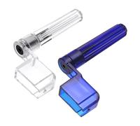 sourcing map 2 cuerdas de plástico azul y transparente para guitarra, extractor de clavijas, puente, cuerdas de guitarra, afinadores, dispositivo de bobinado, herramienta de cambio de cuerdas,